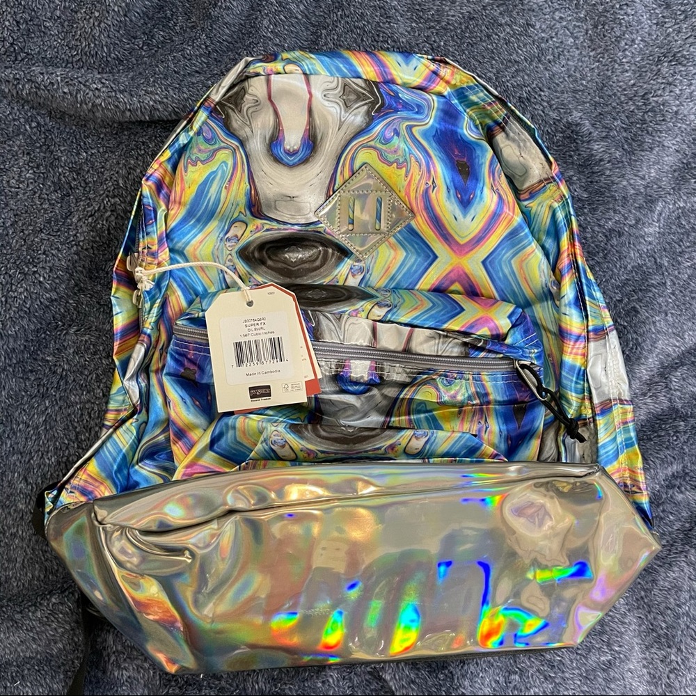 New Jansport Super FX Oil Swirl Backpack